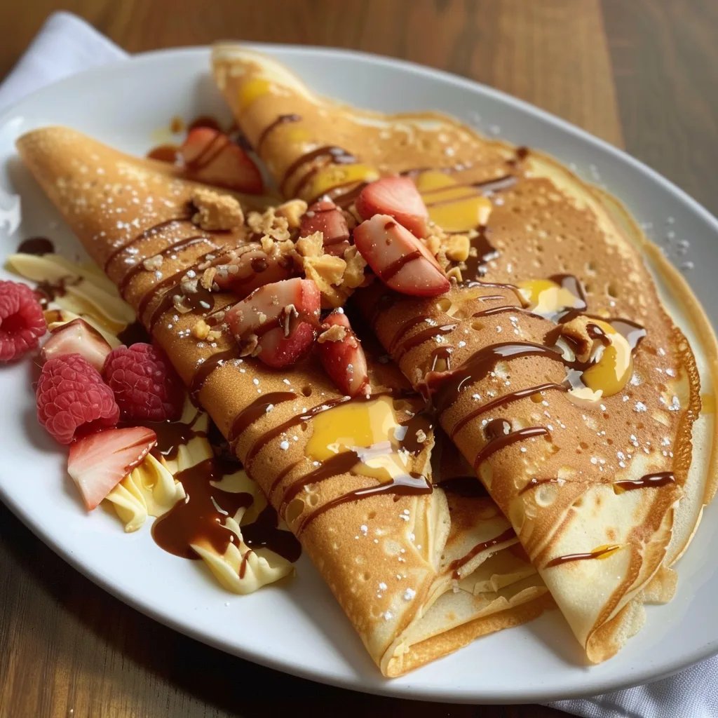 Crepe explosivo de desayuno