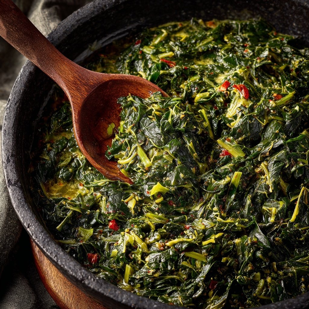 Plato Auténtico de Callaloo Jamaicano