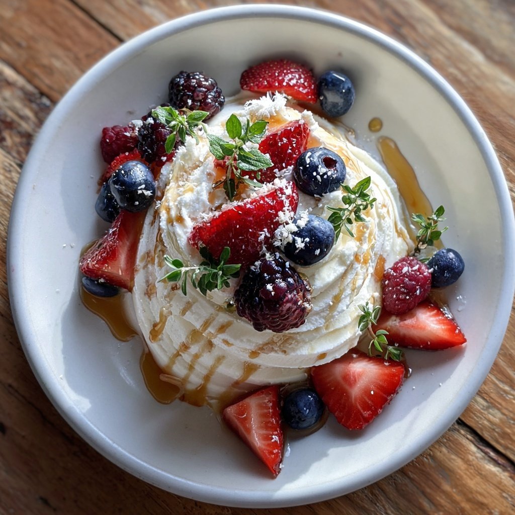 Remolino cremoso de yogur congelado