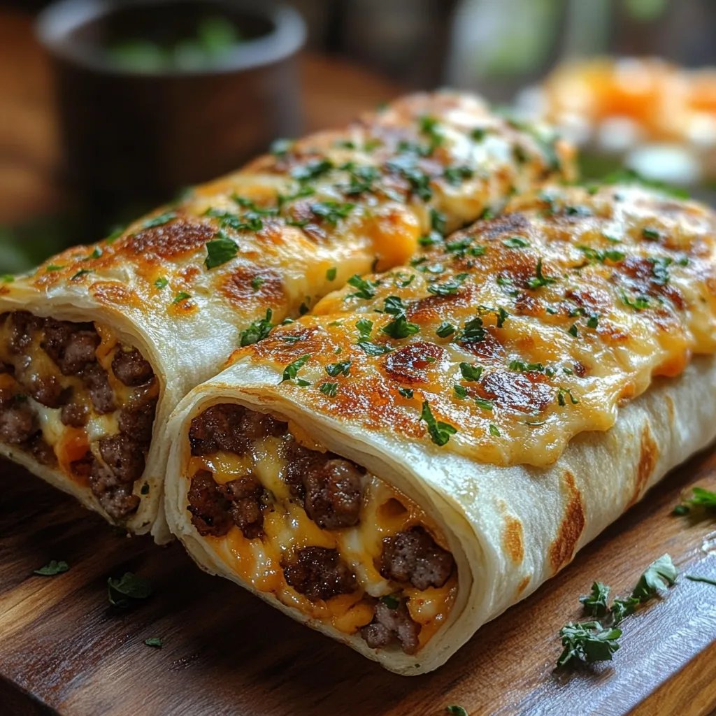 Rollitos de desayuno con salchicha, huevo y queso: Una Increíble Receta Última