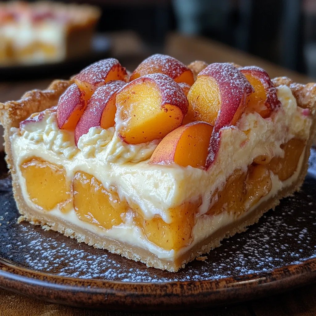 Pastel Cremoso de Duraznos y Mango: Una Increíble Receta Última