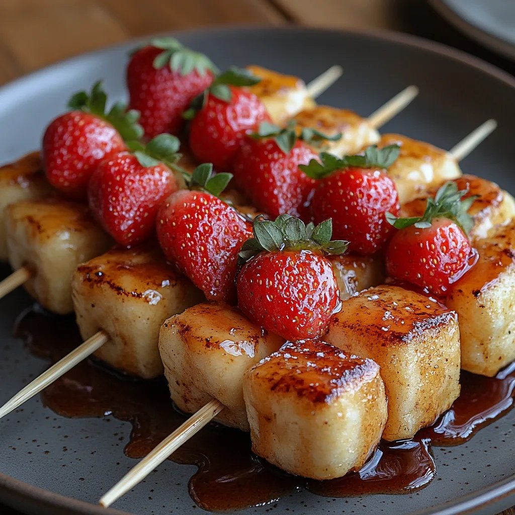 Brochetas de Pastel de Fresas: Una Increíble Receta Última