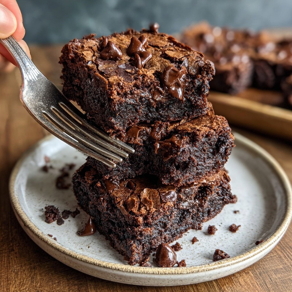 Horno avena brownies chispas chocolate