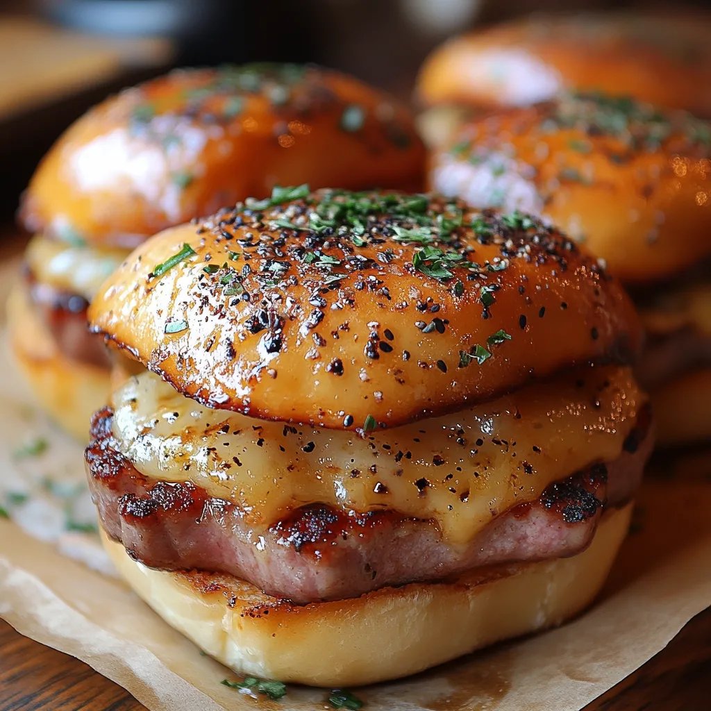 Sliders de Jamón y Queso: Una Increíble Receta Última