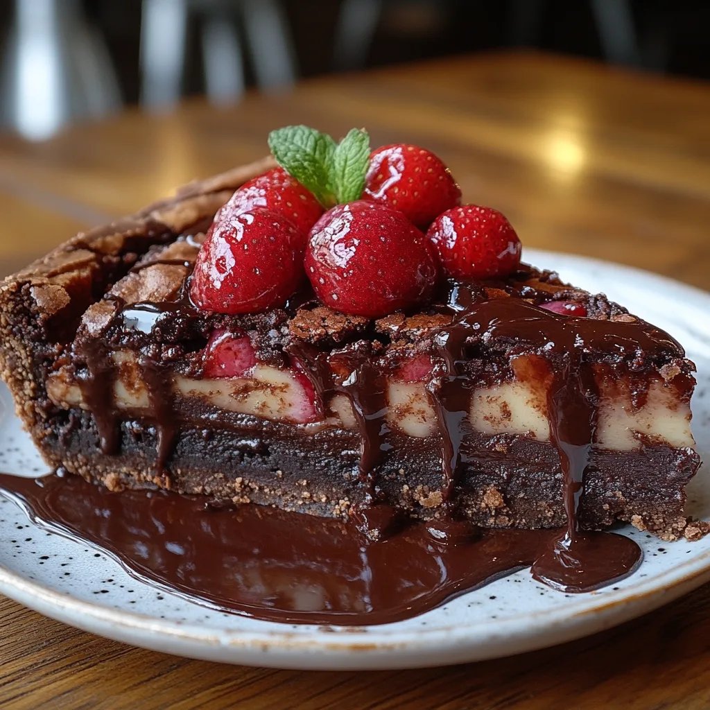 Tarta de Pastel de Brownie Pegajosa: Un Increíble Secreto para Endulzar tus Días