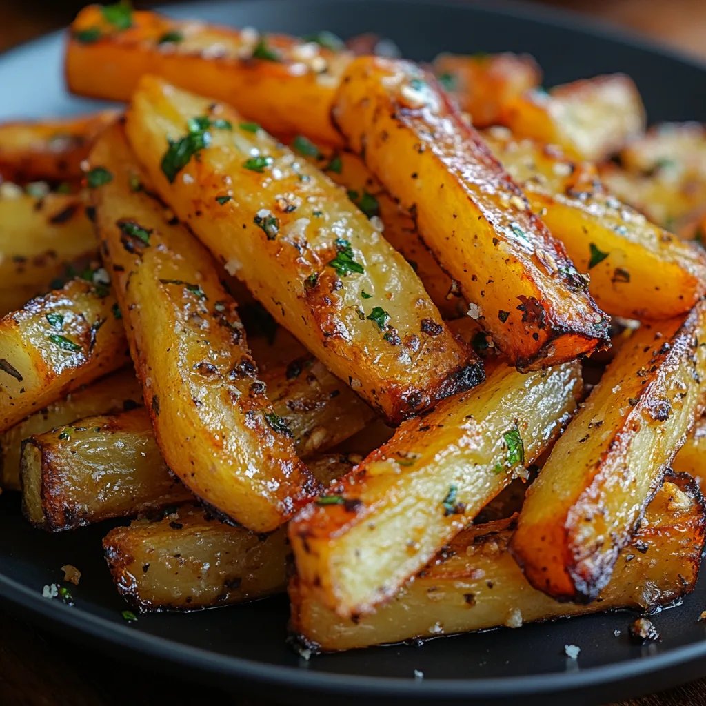 Papas fritas de verduras con parmesano y ajo: Una Increíble Receta Esencial