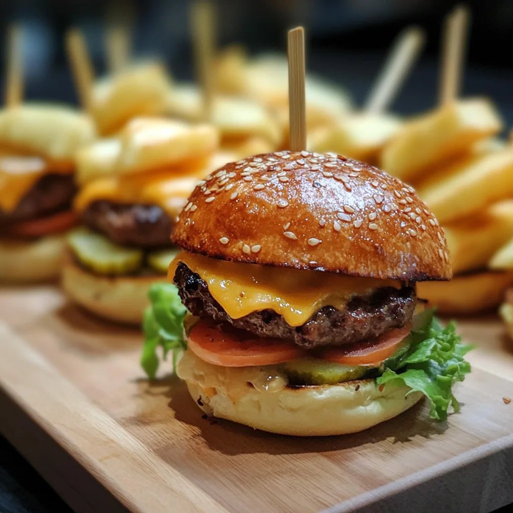 Mini Hamburguesas con Queso y Panecillos de Patata: Una Increíble Receta Esencial