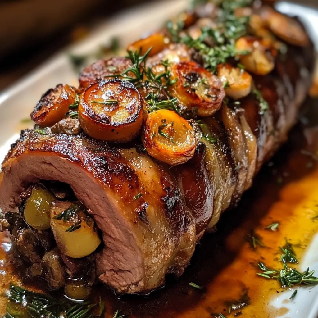 Lomo de Cerdo Relleno al Horno: Una Increíble Receta Esencial