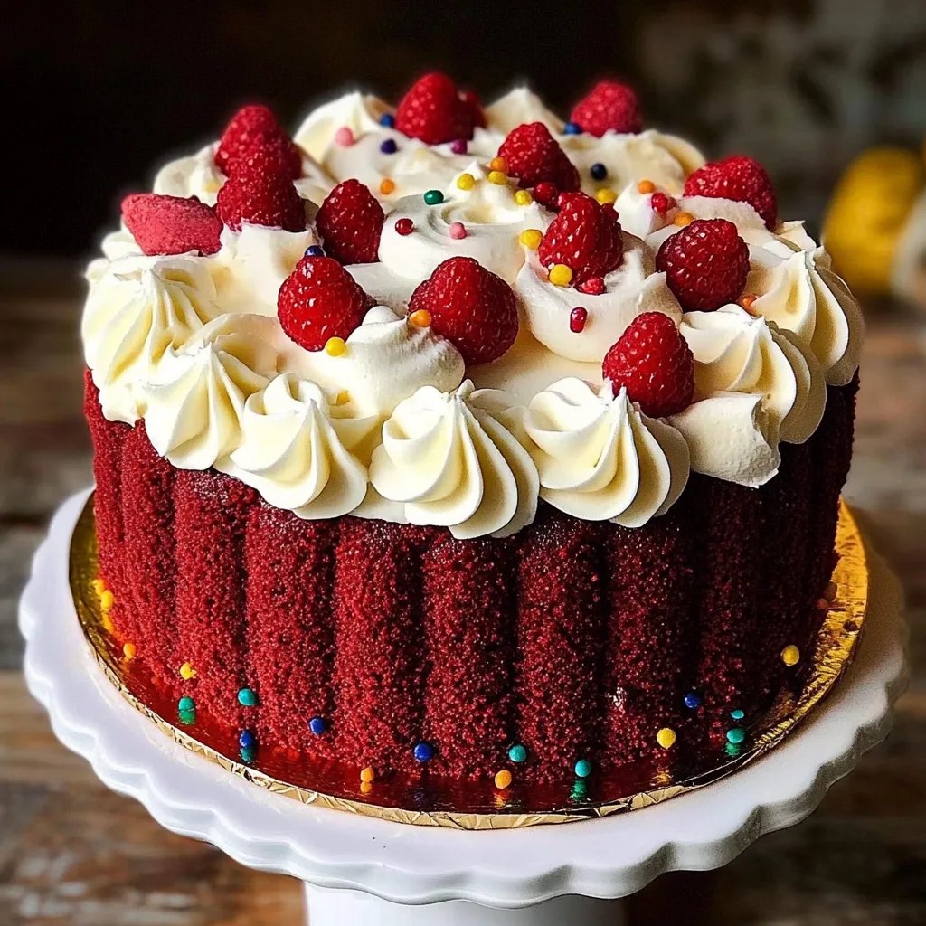 Pastel de Cumpleaños de Terciopelo Rojo: Una Increíble Receta Secreta