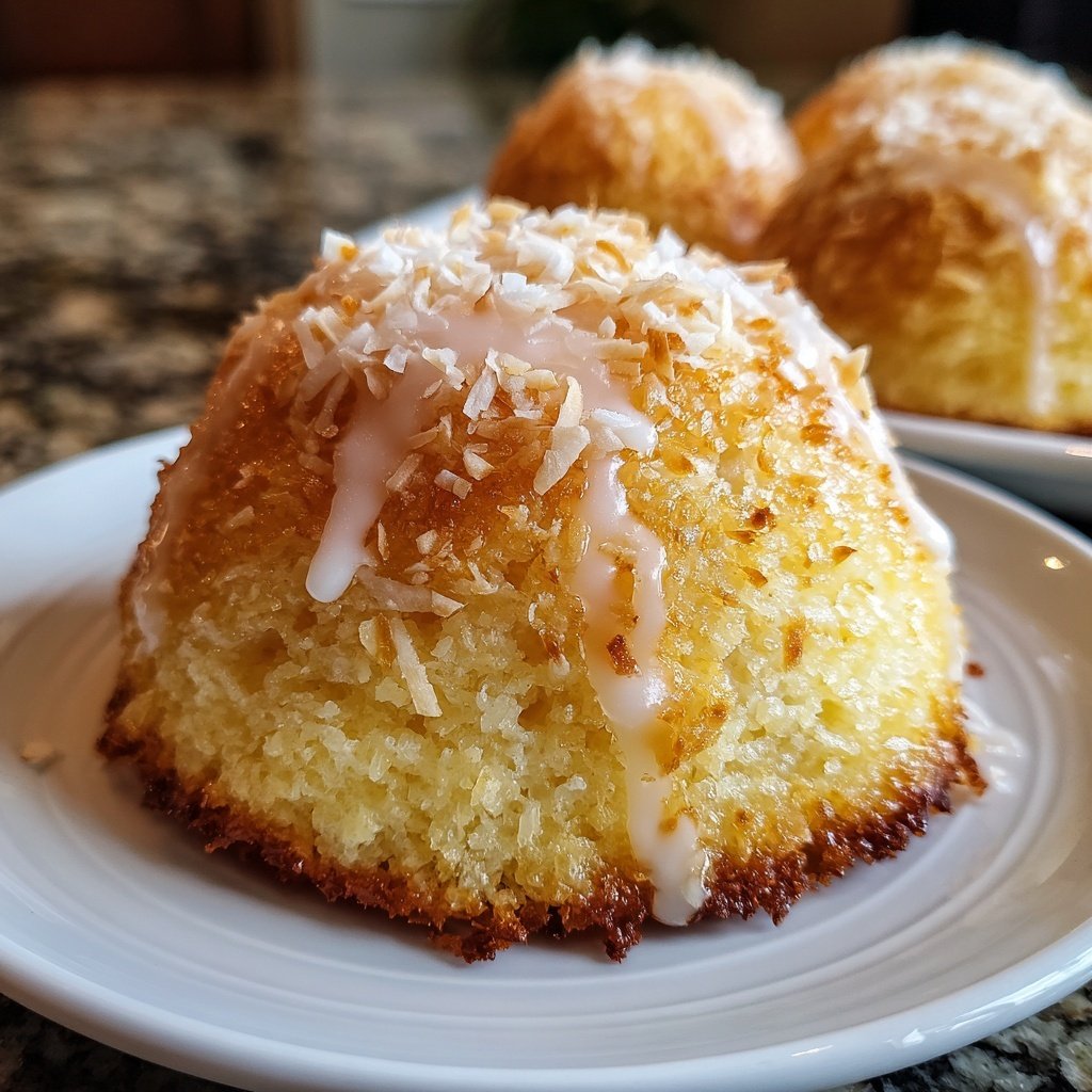 Pan dulce hawaiano con coco