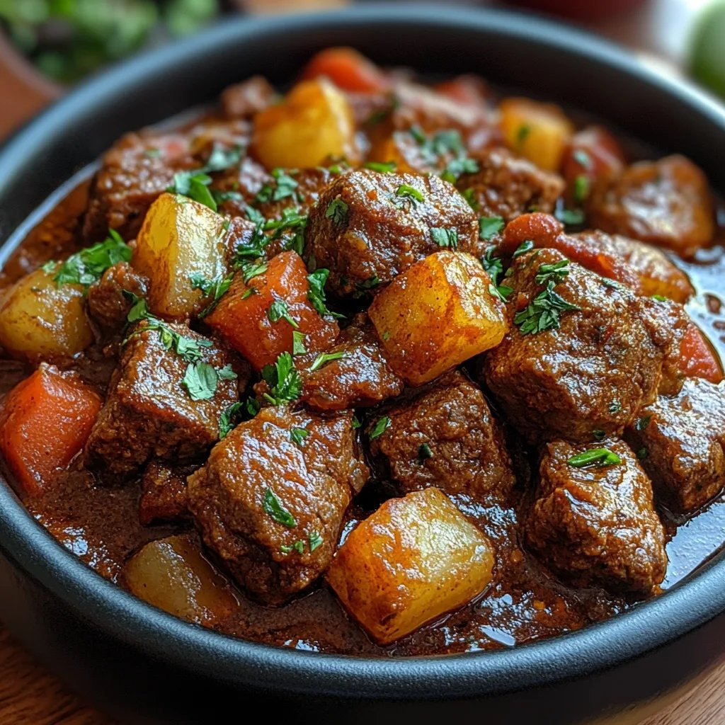Vindaloo de Res: Una Increíble Receta Esencial