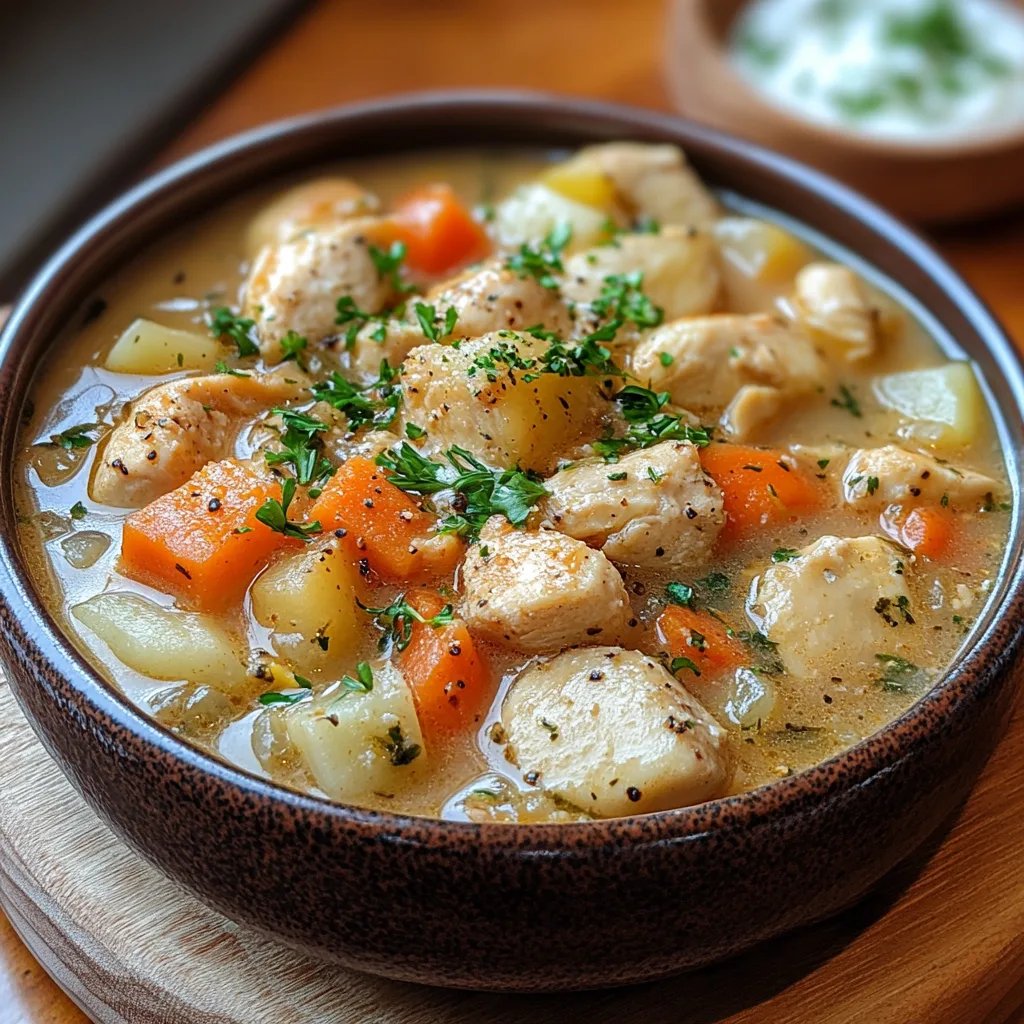 Estofado de Pollo al Vino Blanco en Olla de Cocción Lenta: Una Increíble Receta Secreta