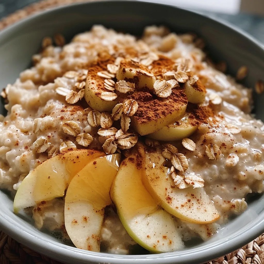 Avena con manzana