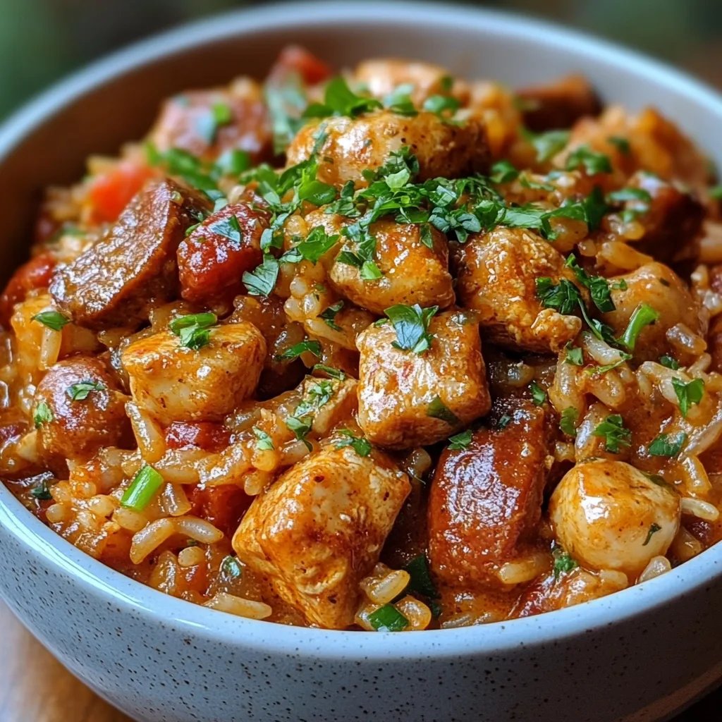 <p>Jambalaya de Pollo y Salchicha en Instant Pot: Una Increíble Receta Última</p>