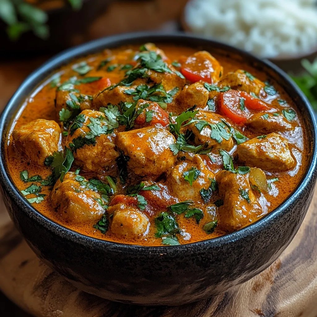 Curry Picante de Pollo con Coco: Una Increíble Receta Última
