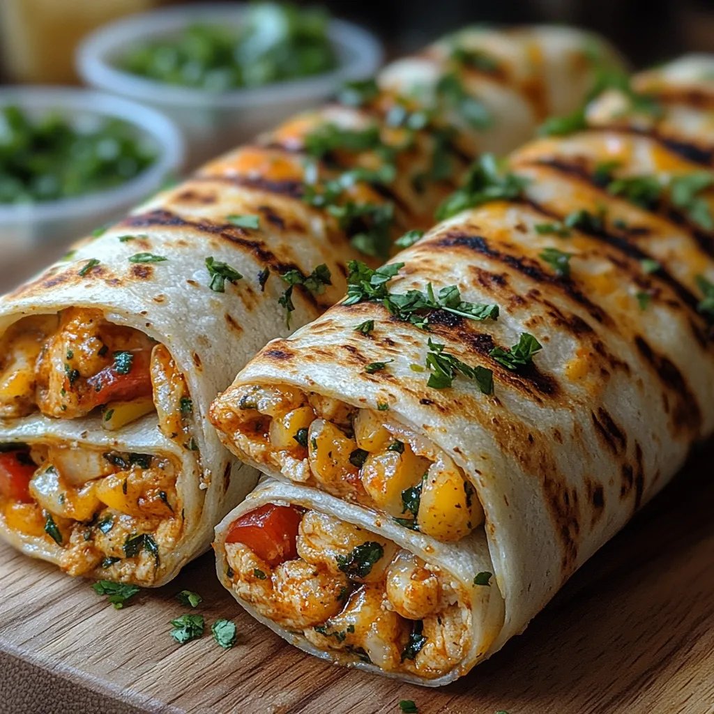 Wraps de Pollo con Ajo: Una Increíble Receta Última