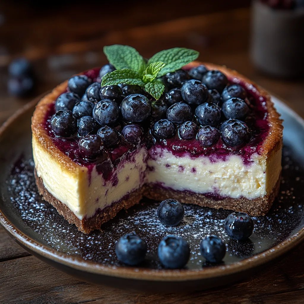 Tarta de Queso Vasca Sencilla de Arándanos: Una Increíble Receta Última
