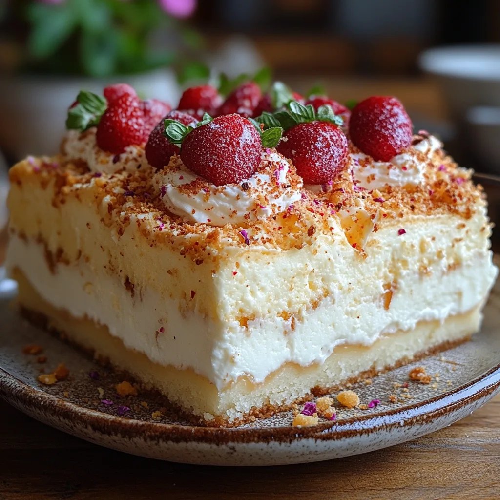 Pastel Nube Ligero y Celestial: Una Increíble Receta Última