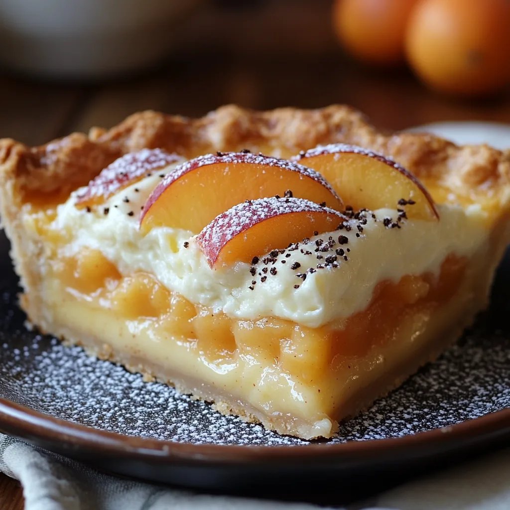 Pastel Fácil de Duraznos y Crema: Una Increíble Receta Esencial