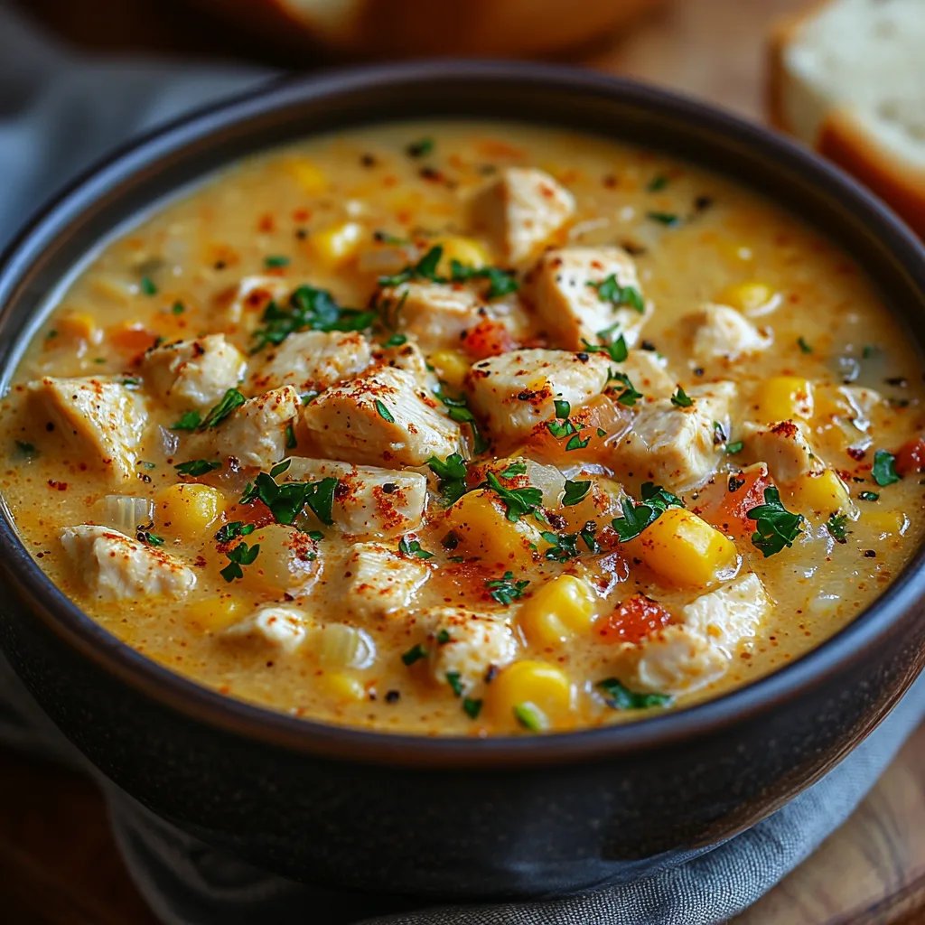 <p>Chowder de Pollo y Maíz: Una Increíble Receta Última</p>