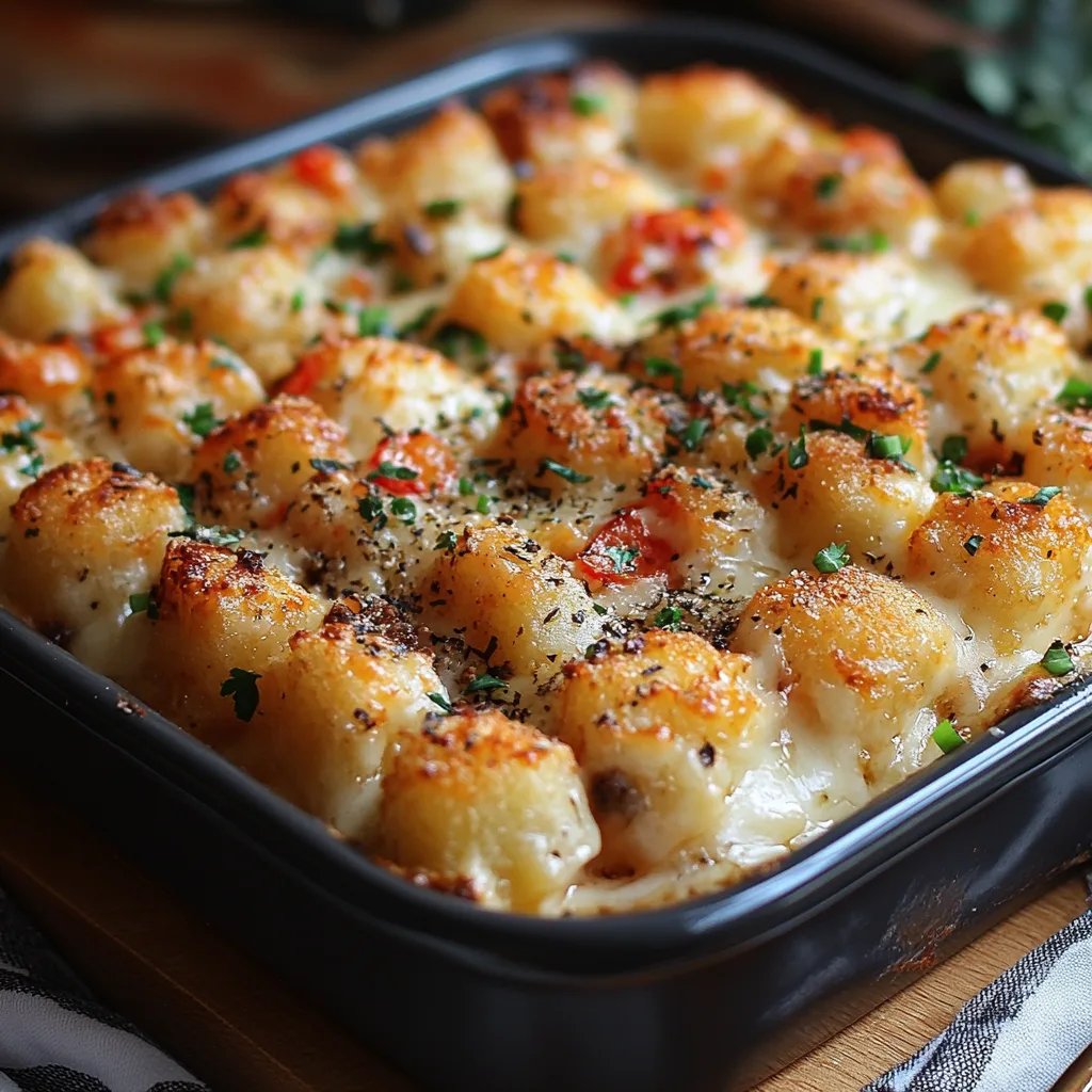 <p>Cazuela de Tater Tots Sin Lácteos: Una Increíble Receta Última</p>