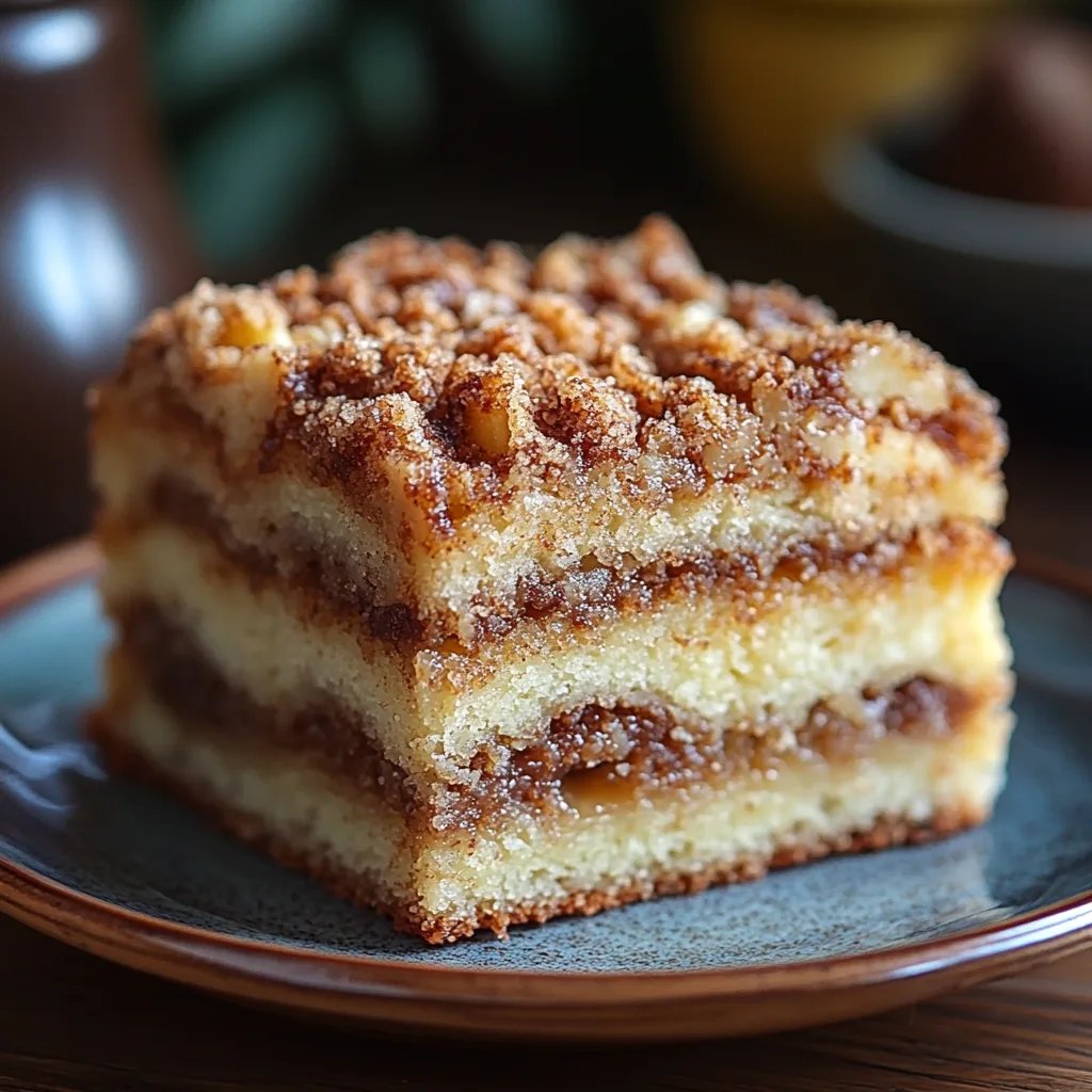 Pastel de Café con Streusel de Canela Clásico: La Increíble Receta Secreta