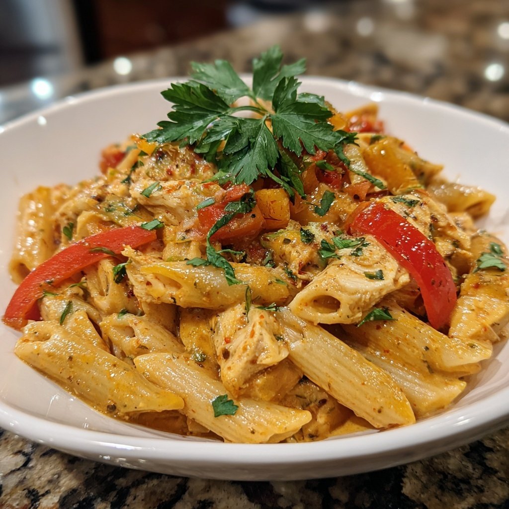 Pasta Rasta Jamaicana Sustanciosa