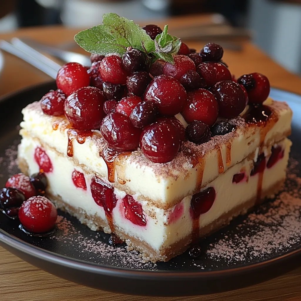 Tiramisú de Cereza y Amaretto: Una Increíble Receta Última