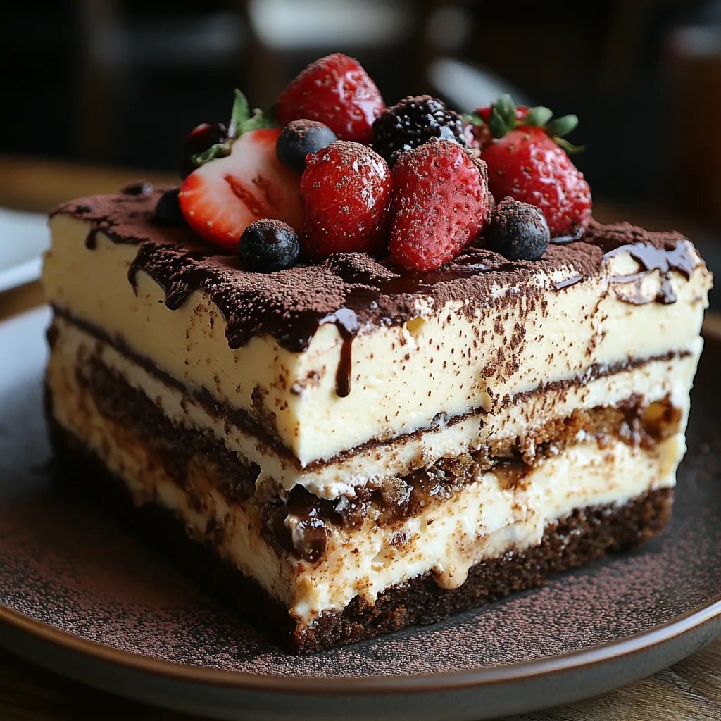 Pastel de Tiramisú con Chocolate: Una Increíble Receta Secreta