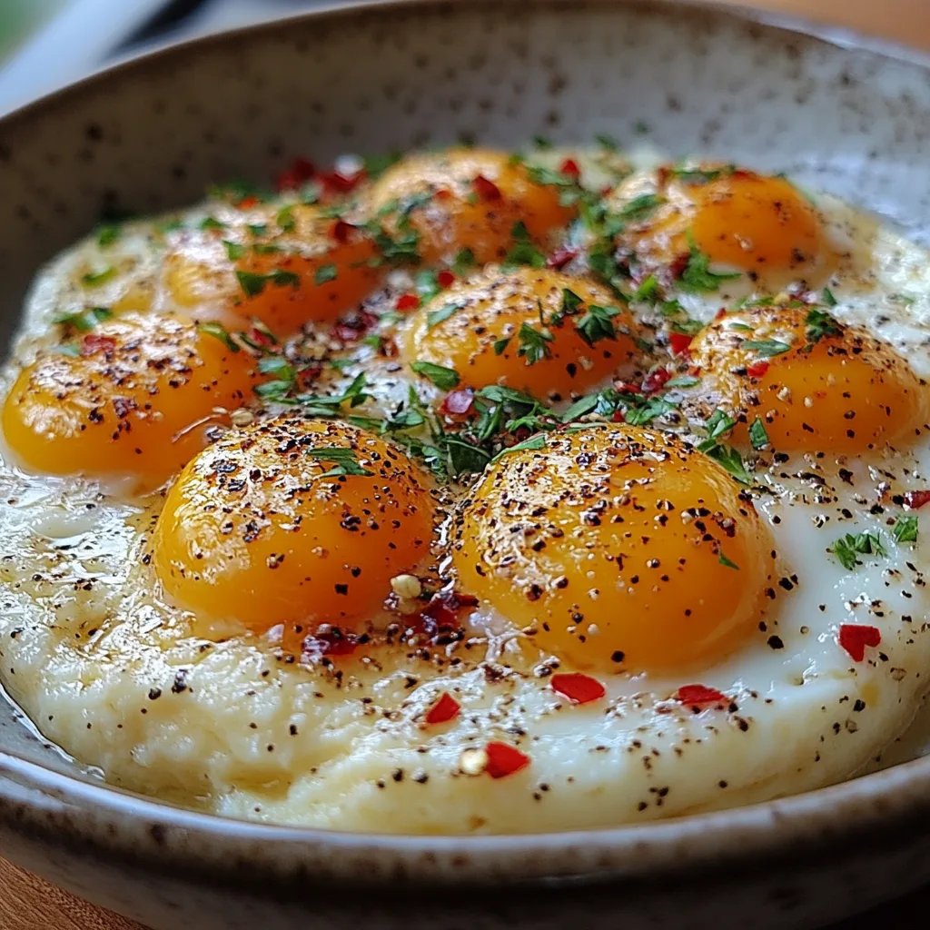 Polenta Cremosa con Huevos Escalfados: Una Increíble Receta Última