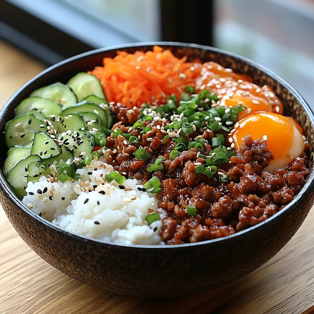 Tazón Coreano de Carne Molida: Una Increíble Receta Última
