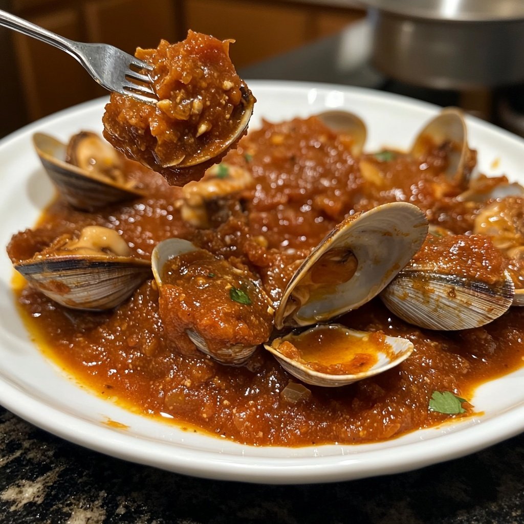 Almejas a la marinera