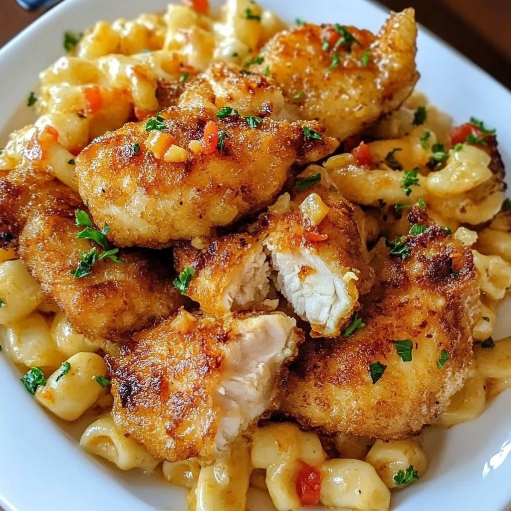 Macarrones con Queso y Pollo Cajún: Una Increíble Receta Última