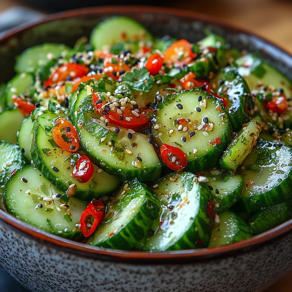 Ensalada de Pepino y Aguacate: La Increíble Receta Última